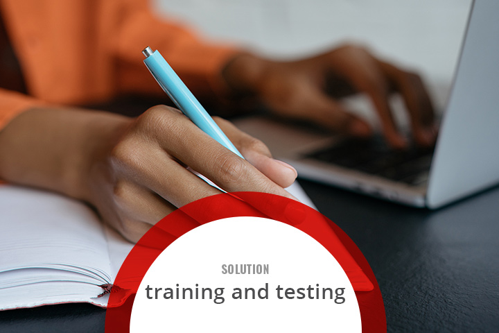 Solution: Training and Testing - writing notes